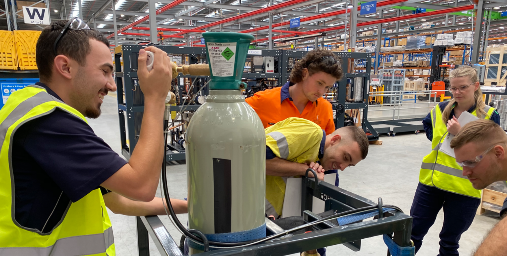 Each year the Kirby Apprentice Fund provides CO2 Refrigerant Training Scholarships to upskill apprentices and to promote the use of natural refrigerants.