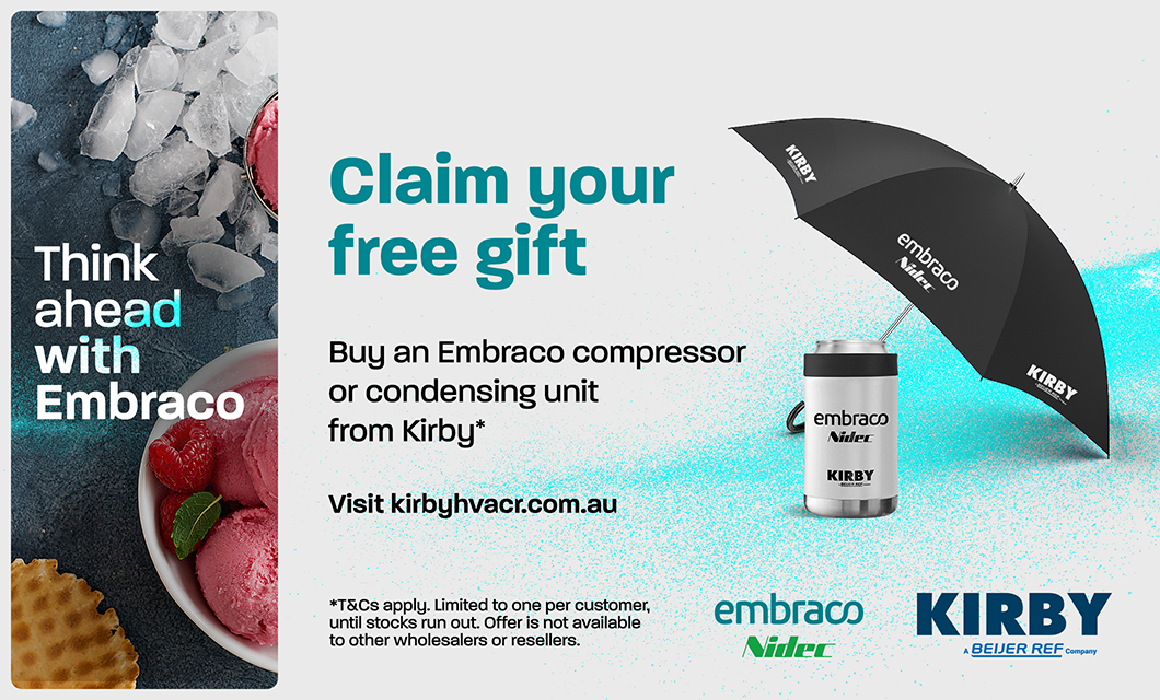 Think Ahead with Embraco and Kirby Promotion Image