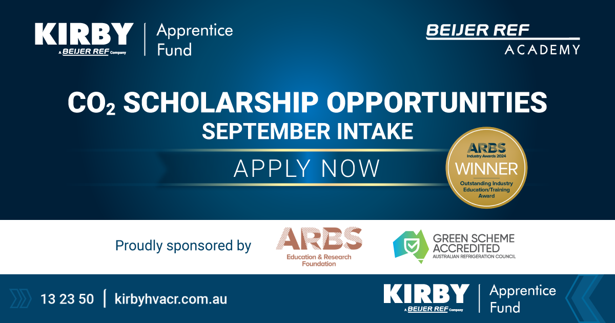 Kirby Apprentice Fund CO2 Training Scholarship applications are now open Image