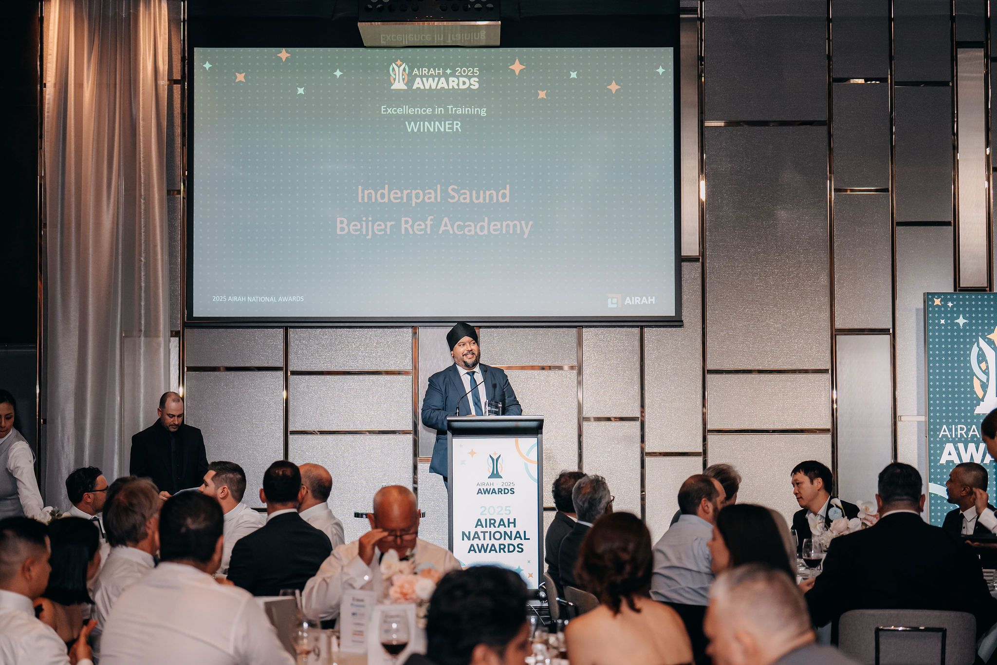 Inderpal Saund, Beijer Ref Academy, Winner – Excellence in Training, AIRAH National Awards 2025